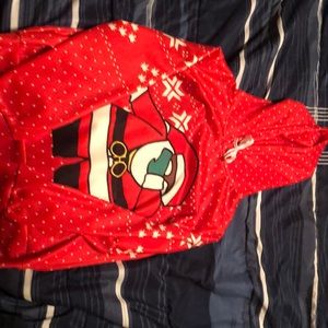 A red and whit jacket designer